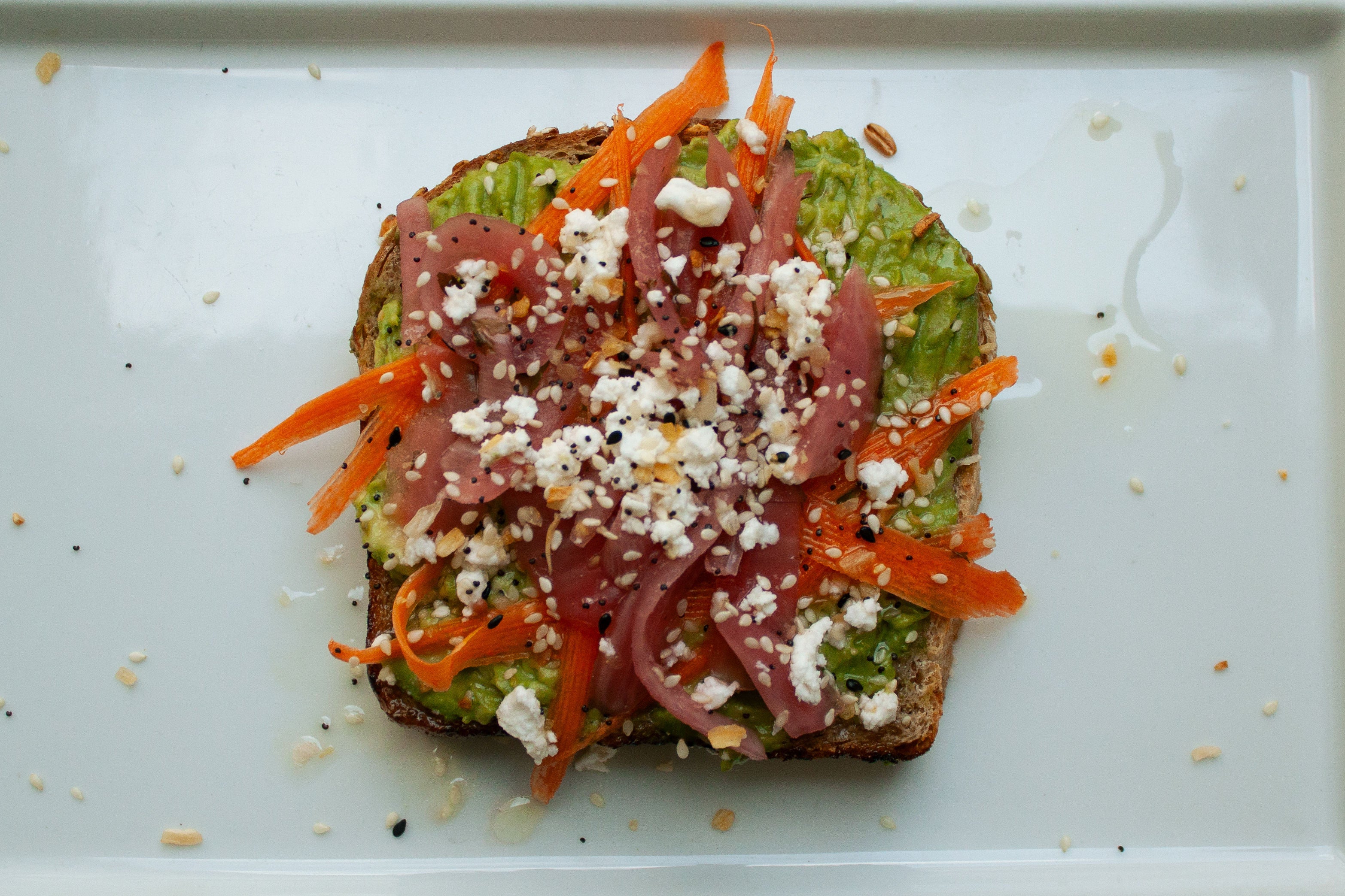 Garden Avocado Toast | GEORGE | COFFEE + PROVISIONS